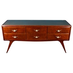 Vintage Splendid Italian Mid-Century Commode or Dresser, circa 1950s