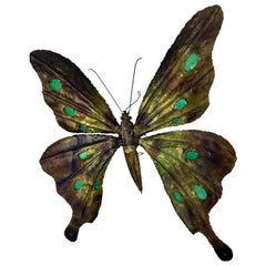 Vintage Duval Brasseur  Style Butterfly Sconce