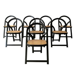 Vintage ‘Arca’ Folding Chairs by Gigi Sabadin for crassevig, 1974 Italy