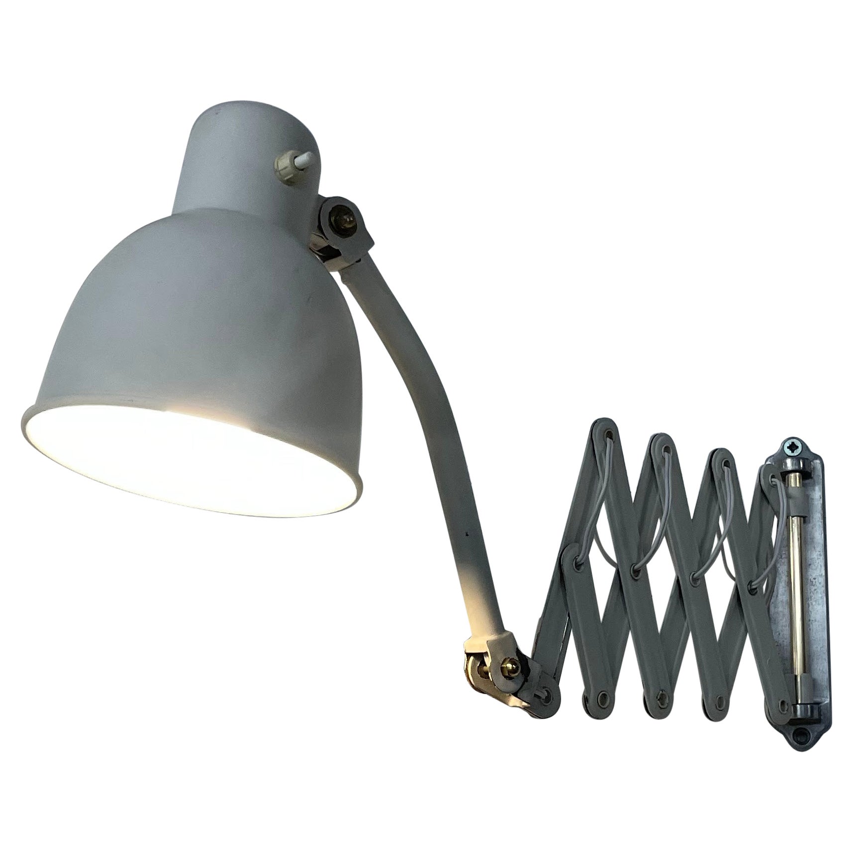 Lampada da parete a pantografo, anni '50