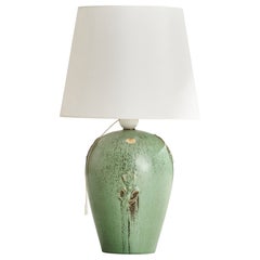 Jerk Werkmäster, lampada da tavolo, ceramica, Svezia, anni '30