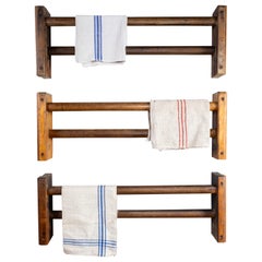 Vintage 1950's School Gym Bar Rails - Towel Rails