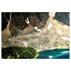 Vintage cibachrome Landscape photograph (in the style of Ansel Adams)