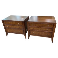 Paire de commodes à 3 tiroirs des années 1990 de Barbara Barry pour Baker Furniture