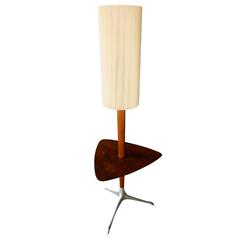 Extraordinarily Rare "Tri-Symmetric" Side Table Lamp by Vladimir Kagan c. 1958