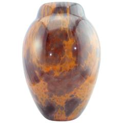Charles Schneider Art Deco Glass Vase, circa 1925 6