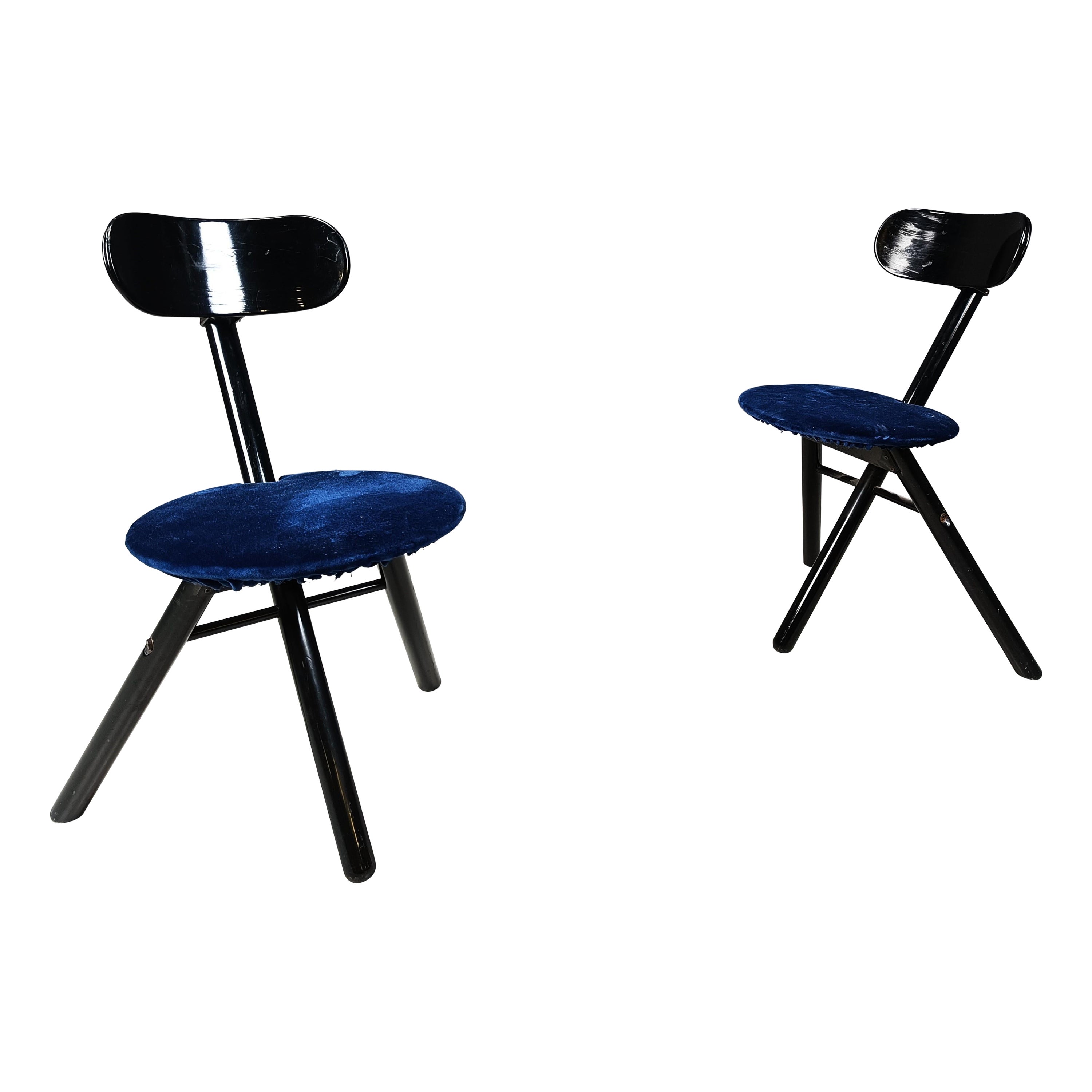 Pair of foldable stools by Calligaris, 1990s
