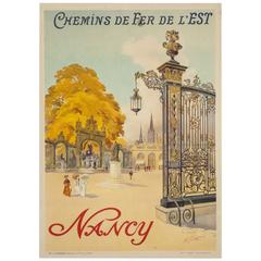 Antique Henri Toussaint Art Nouveau French Poster, circa 1907