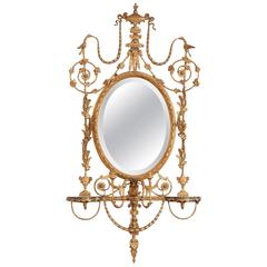 George III Style Giltwood Girandole Mirror 4