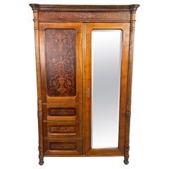 Antique Large jugendstil wardrobe by J&J Kohn