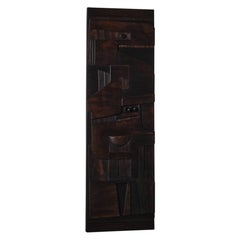 Nerone & Patuzzi wooden wall relief for Gruppo NP2, Italy 1970s