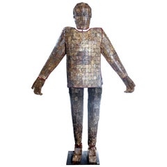 Asombroso traje funerario de piedra dura de tamaño natural