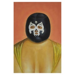 Mexican Wrestler Painting