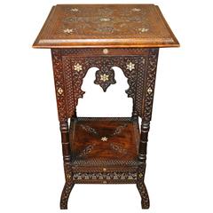 19th Century Moorish Side Table or Stand, Middle Eastern 1