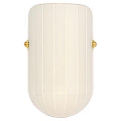 Selene Mezzo Streamline Moderne Inspired Blown Glass Wall Sconce