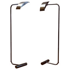 Paire de lampes de lecture en laiton de Christian Laigiare