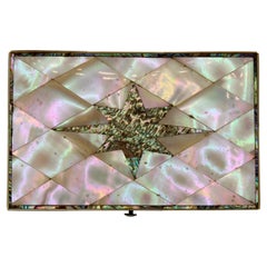 Late Victorian Period Mother of Pearl Card Case