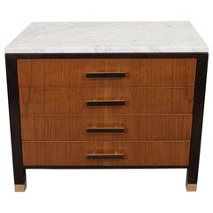 Harvey Probber Four-Drawer Nightstand and Commode