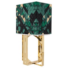 Pixel Green Cabinet - Hand-Crafted Joinery & Polished Brass - Boca do Lobo