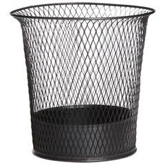 Braided Steel Waste Basket