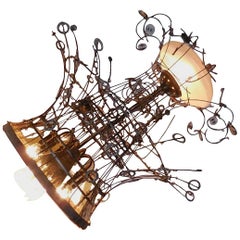 Whimsical Steampunk  Chandelier