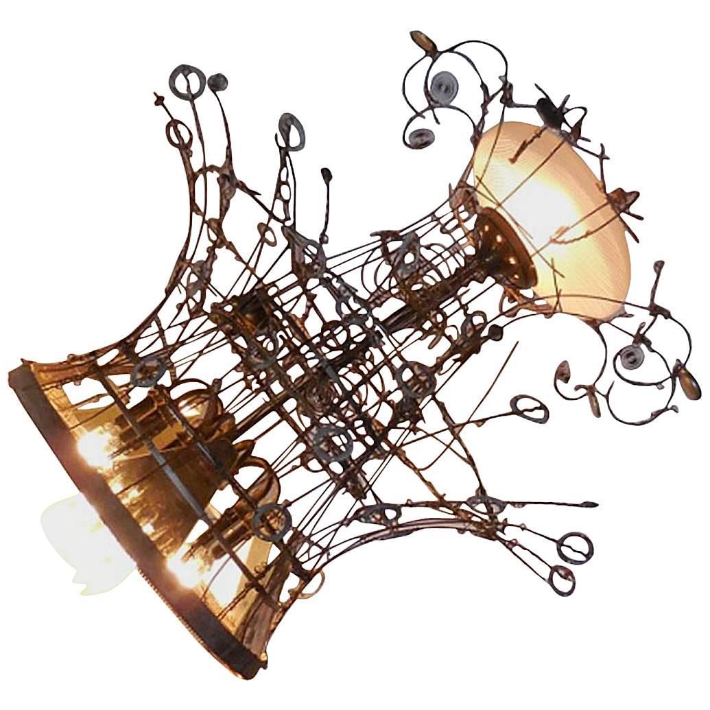 Whimsical Steampunk Chandelier For Sale at 1stdibs