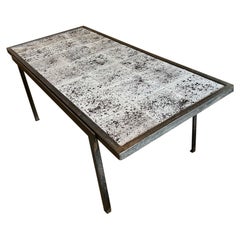 Ceramic coffee table by Mado Jolain, France, 1960's