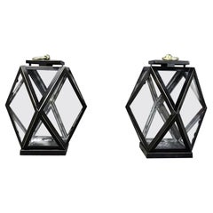 Pair of Geometric Lanterns