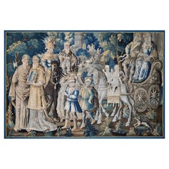 Mitte des 17. Jahrhunderts Aubusson Wandteppich The Krönung von Melinte und Ariana N° 1387