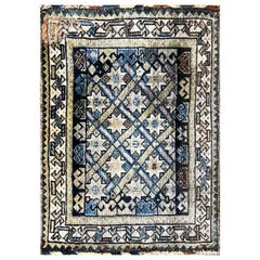 Antique Qashqai bag/ Rug, Unusual, Star Rug