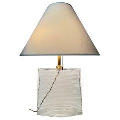 Vintage Signed Donghia Handblown Murano Glass Lamp