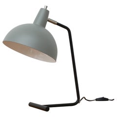 Re-issue Anvia No. 1501 'The Director' Table Lamp in Gray with Dome Shade