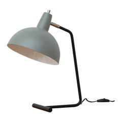 Re-issue Anvia No. 1501 'The Director' Table Lamp in Grey with Dome Shade