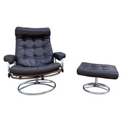 Stressless Lounge Chair and Ottoman