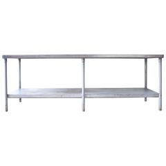 Industrial Metal Work Table