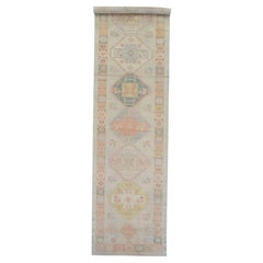 Oushak Rug Oriental Hand Knotted Turkish Oushak 5'2" x 23' #5573