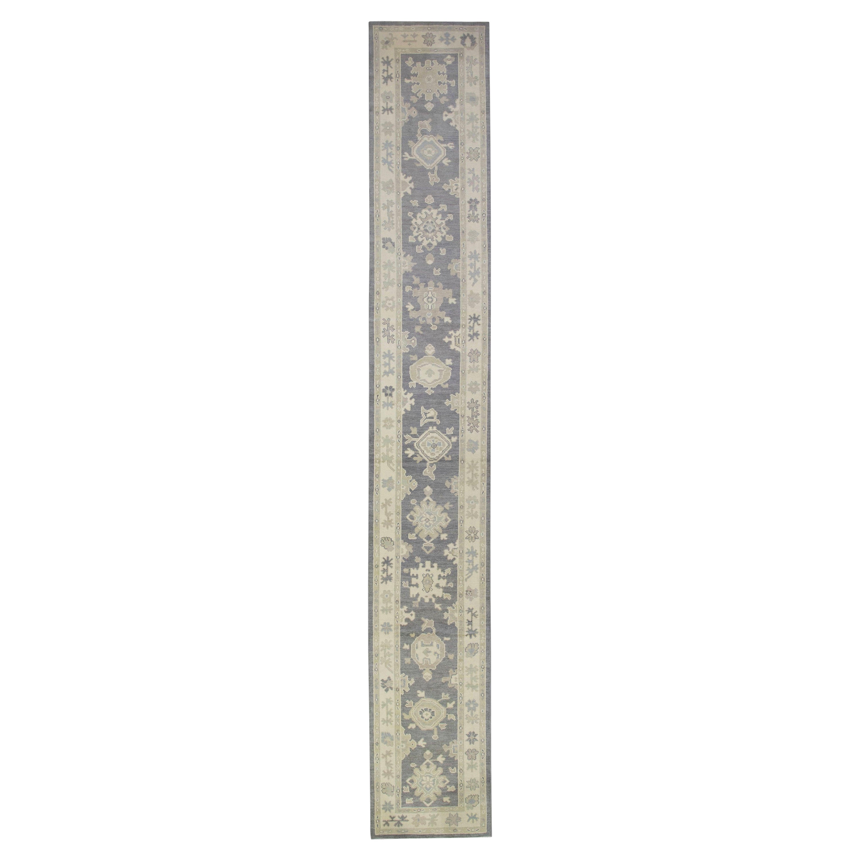 Oushak Rug Oriental Hand Knotted Turkish Oushak 2'8" x 17'11" #6050