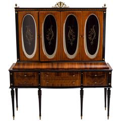 Elegant Italian Credenza or Bar Cabinet Paolo Buffa Style, 1950s