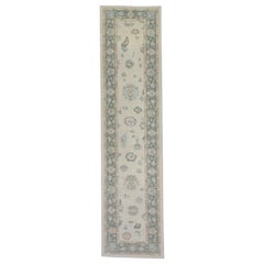 Oushak Rug Oriental Hand Knotted Turkish Oushak 3'2' x 12'4" #5562