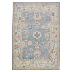 Tappeto Oushak Orientale annodato a mano Oushak turco 8'11" x 12'4" #4269