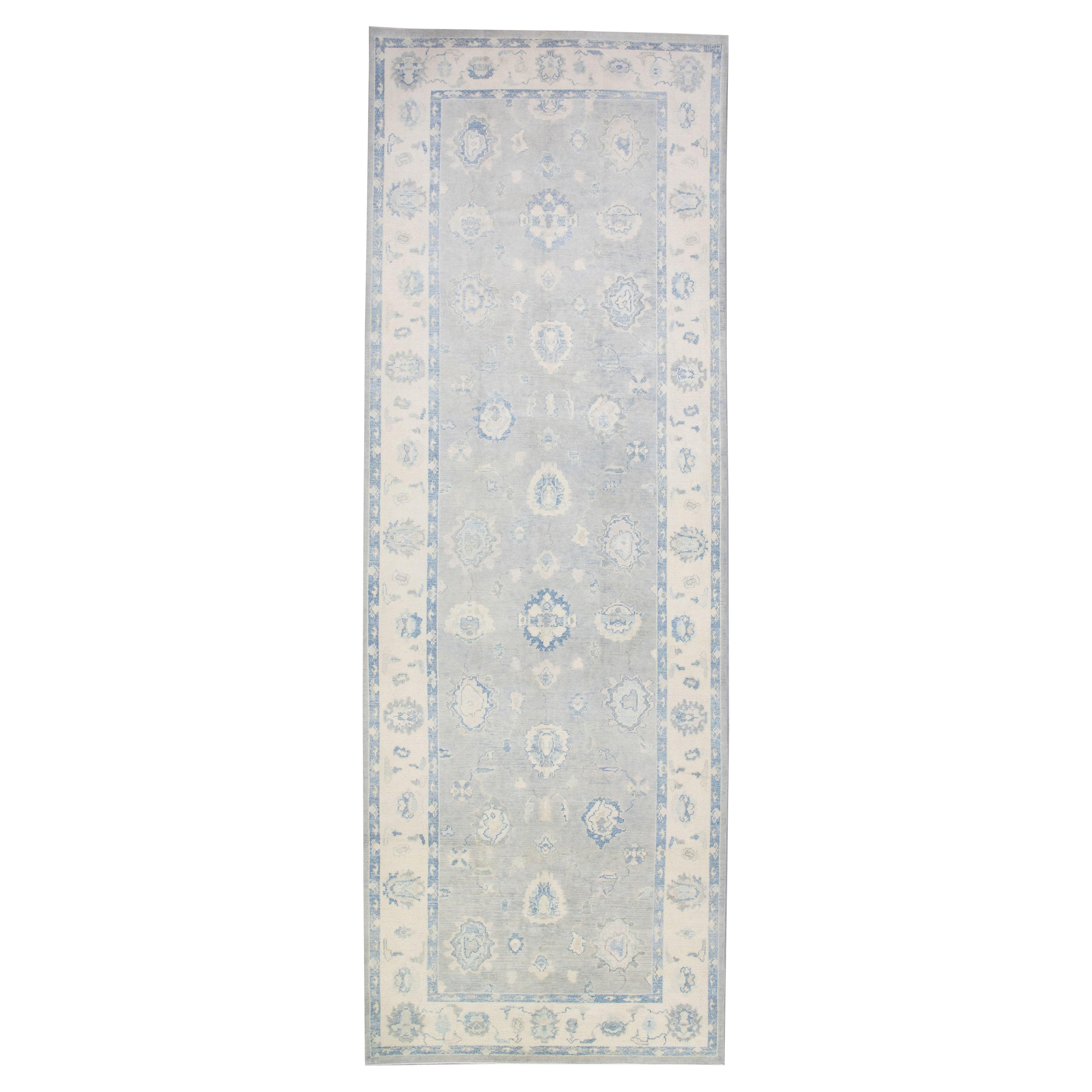Oushak Rug Oriental Hand Knotted Turkish Oushak 5'9" x 16'3" #4249