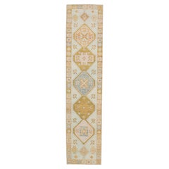 Oushak Rug Oriental Hand Knotted Turkish Oushak 2'10" x 12'1" #4382