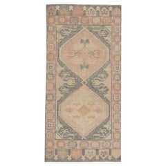 Oushak Rug Oriental Hand Knotted Turkish Oushak 3' x 6' #4420