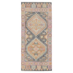 Oushak Rug Oriental Hand Knotted Turkish Oushak 2'11" x 6'5" #4139