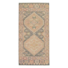 Oushak Rug Oriental Hand Knotted Turkish Oushak 3' x 6'2" #4403