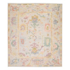 Oushak Rug Oriental Hand Knotted Turkish Oushak 12' x 14'7" #2777