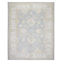 Oushak Rug Oriental Hand Knotted Turkish Oushak 10'6" x 13'8" #3209