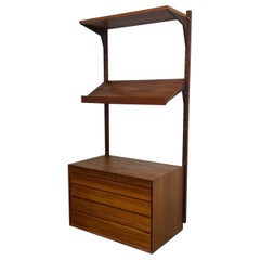 Mid-Century Danish Teak Cado Single Bay Wall Unit 