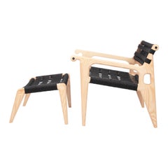 Serif Lounge Chair and Ottoman by Travis Hyatt