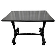 Antique 1900's French Turned Wood Console Table/ Foyer Table